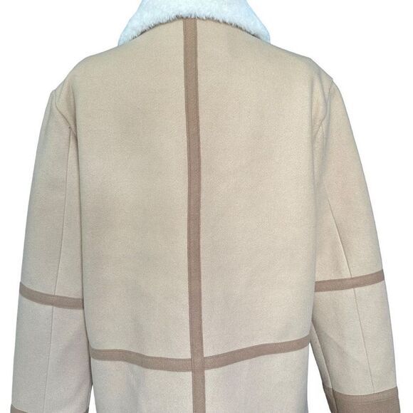 Bagatelle NYC Mixed Media Moto Jacket Faux Fur Collar - Picture 10 of 15